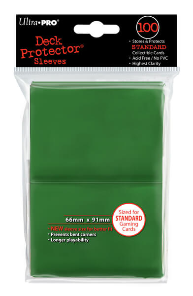 Obaly na karty Ultra Pro New Green 100ks