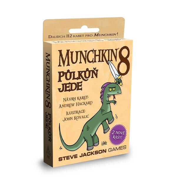 Desková karetní hra Munchkin 8: Půlkůň jede v češtině