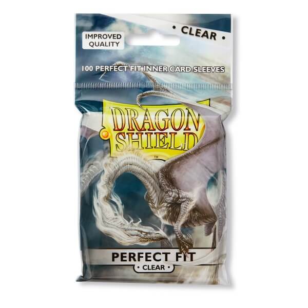 Obaly na karty Dragon Shield - Perfect Fit Clear/Clear - 100ks