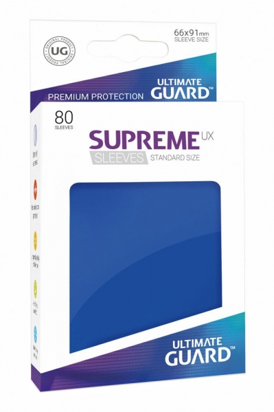 Obaly na karty Ultimate Guard Supreme UX Sleeves - Blue 80ks