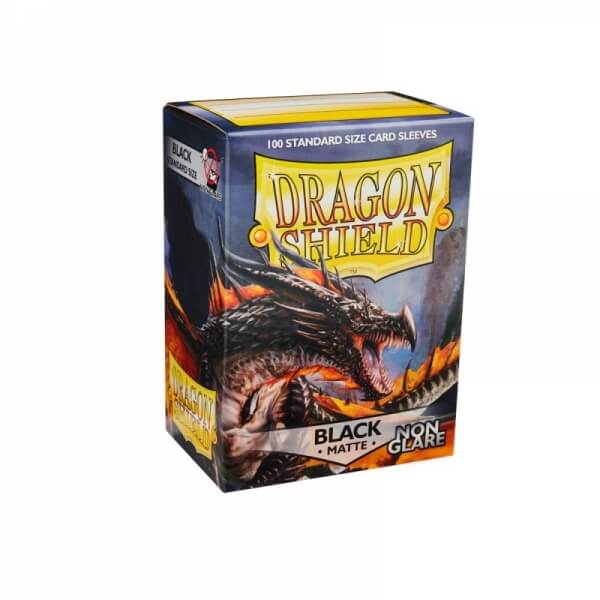 Obaly na karty Dragon Shield Protector - Matte Black Non Glare - 100 ks