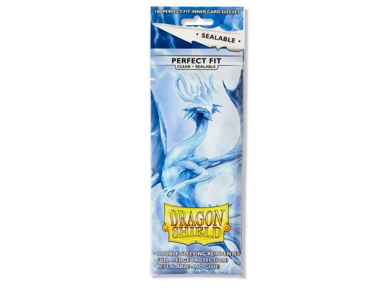 Obaly na karty Dragon Shield - Perfect Fit Sealable Clear - 100 ks