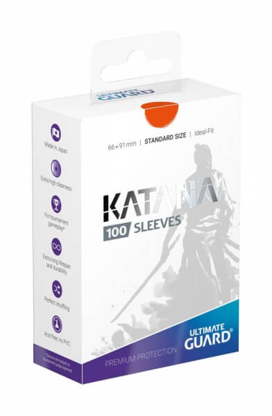 Obaly na karty Ultimate Guard Katana - Orange 100 ks