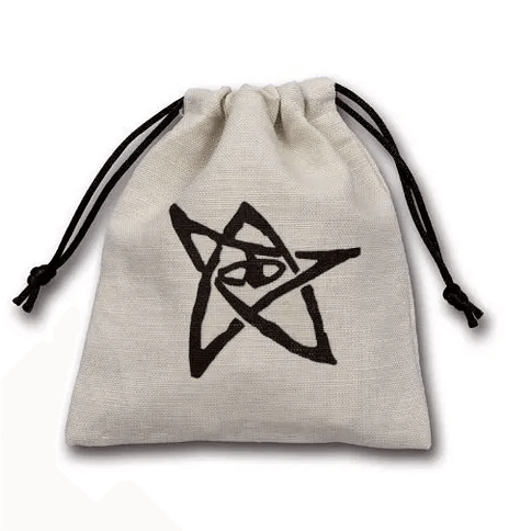 Pytlík na kostky Call of Cthulhu Dice Bag Beige and Black