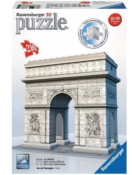 3D Puzzle Ravensburger Vítězný oblouk - 216 dílů