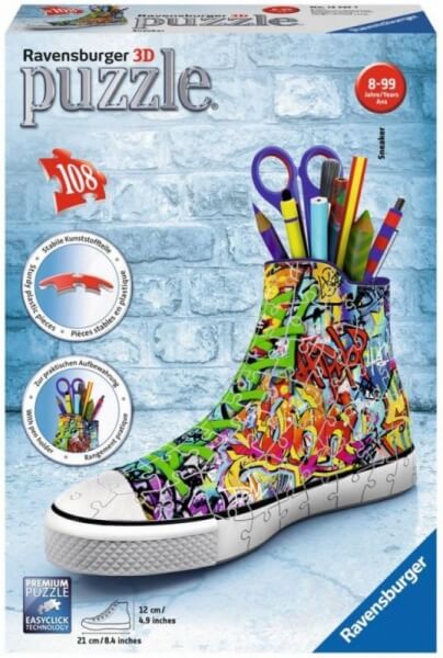 3D Puzzle Ravensburger Kecka Graffiti - 108 dílů