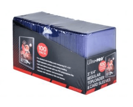 Toploader Ultra Pro 3x4 Regular Toploaders and Card Sleeves - 100 ks