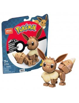 Pokémon figurka Eevee - Mega Construx Construction Set Build and Show 13 cm
