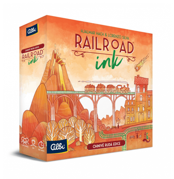 Railroad Ink - rudá edice