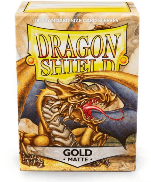 Obaly na karty Dragon Shield Protector - Matte Gold - 100ks