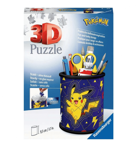 Pokémon 3D Puzzle stojan na tužky - 54 dílků - 2. jakost