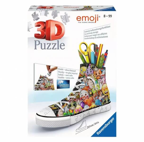 3D Puzzle Ravensburger Kecka Sneaker Emoji - 108 dílů