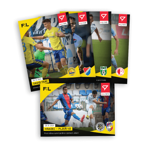 Fotbalové karty Fortuna Liga 2021-22 - Live Set 6. kola (5 karet)