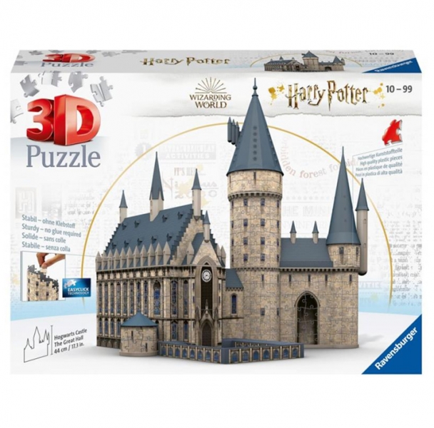 3D Puzzle Harry Potter Bradavice - 540 dílků