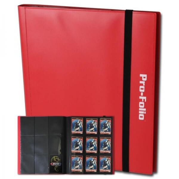 Album BCW Pro-Folio 9 Pocket Red 