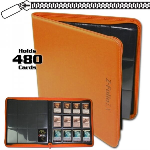 Album BCW Zipper-Folio 12-pocket LX Orange
