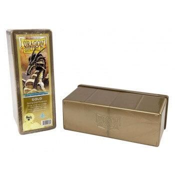 Krabička Dragon Shield - 4 Compartment Storage Box - Gold
