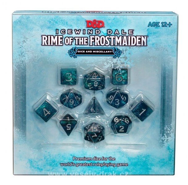 Sada kostek Dungeons and Dragons Icewind Dale: Rime of the Frostmaiden