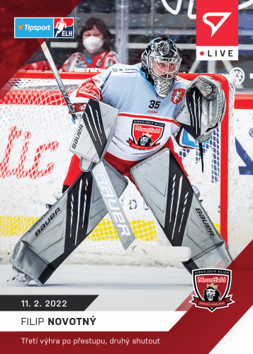 Hokejové karty Tipsport ELH 2021-22 - L-098 Filip Novotný