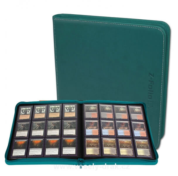 Album BCW Zipper-Folio 12-Pocket LX Teal