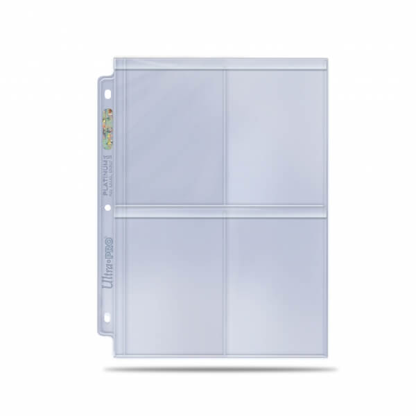 Stránka do alba UltraPro 4-Pocket - Platinum Series pro Toploadery