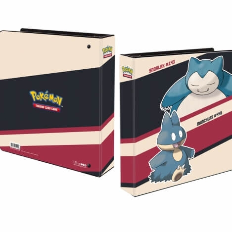 Pokémon: 3 kroužkové sběratelské album - Snorlax and Munchlax - 2. jakost