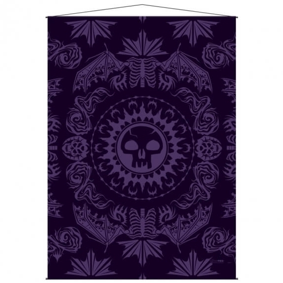 Plátno na zeď Magic: The Gathering - Mana 7 Wall Scroll Swamp