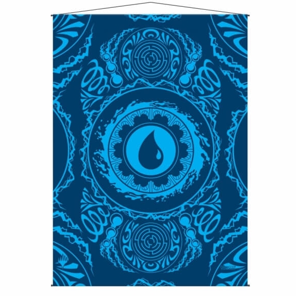 Plátno na zeď Magic: The Gathering - Mana 7 Wall Scroll Island