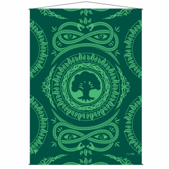 Plátno na zeď Magic: The Gathering - Mana 7 Wall Scroll Forest