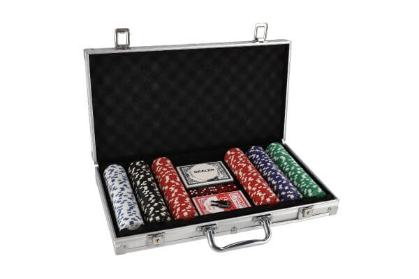 Poker set v hliníkovém kufříku - 300 ks žetonů