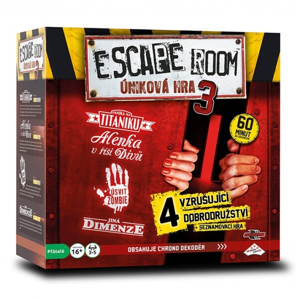 Escape Room 3: úniková hra - 4 scénáře