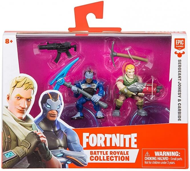 Fortnite Battle Royal Collection - akční figurky Sergeant Jonesy a Carbide