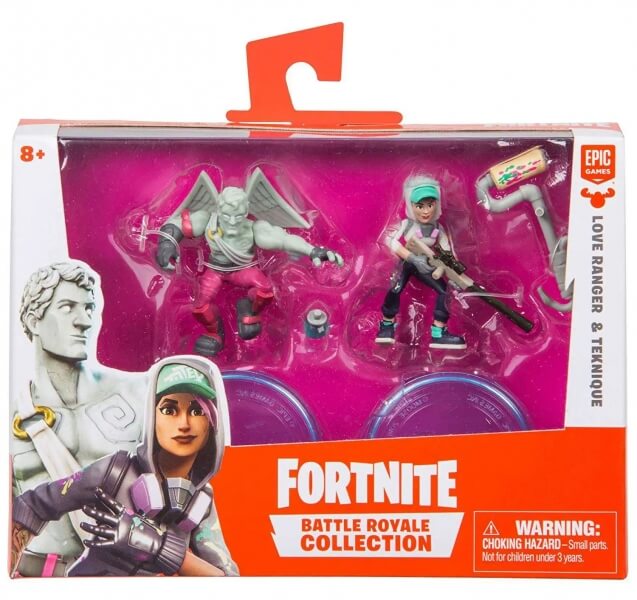 Fortnite Battle Royal Collection - akční figurky Love Ranger a Teknique
