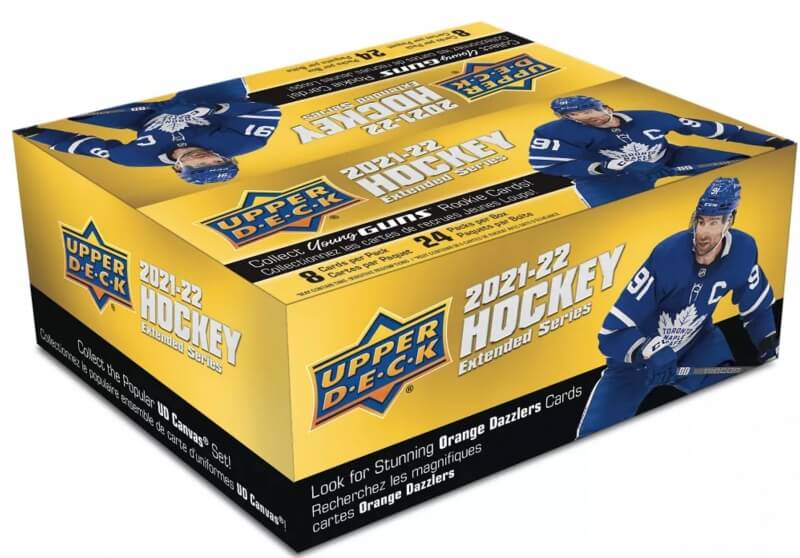 2021-2022 NHL UD Extended Series Retail Box - hokejové karty
