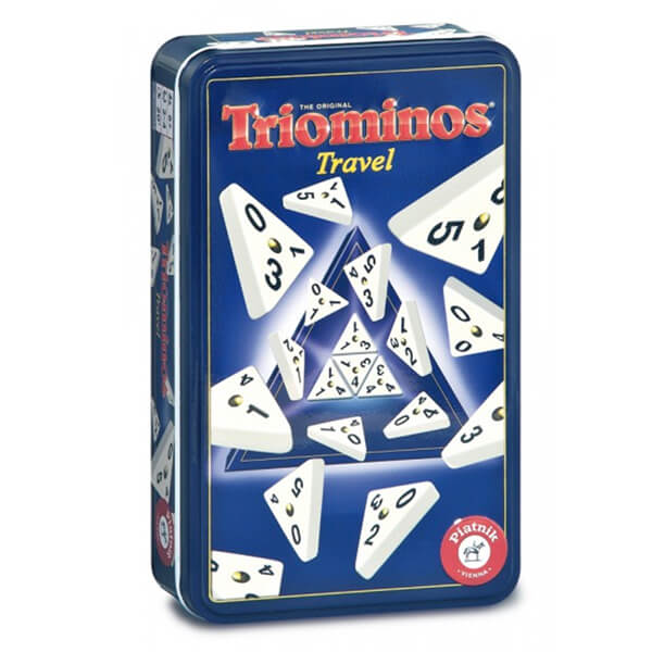 Triominos Travel - hra v plechovce
