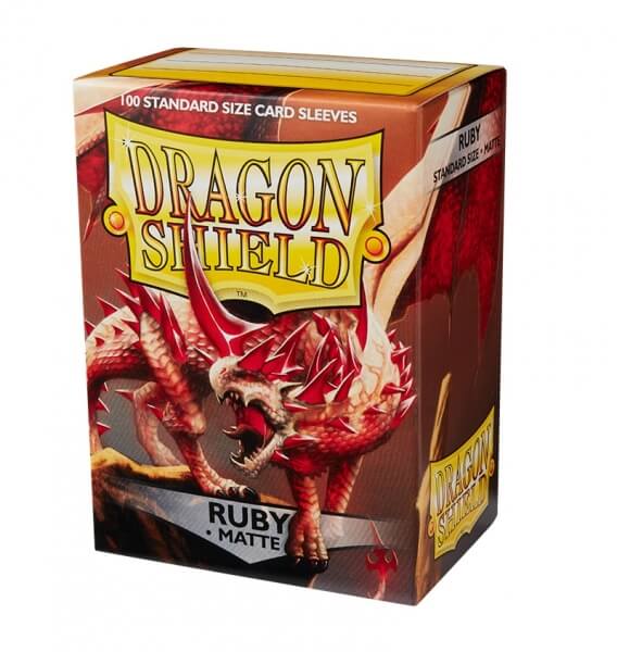 Obaly na karty Dragon Shield Protector - Matte Ruby - 100ks