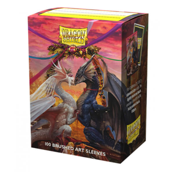 Obaly na karty Dragon Shield Art Brushed Sleeves - Valentine Dragon 2023 – 100 ks