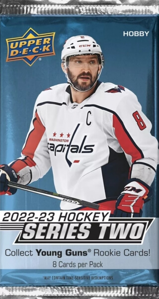 2022-2023 NHL Upper Deck Series Two Hobby balíček - hokejové karty