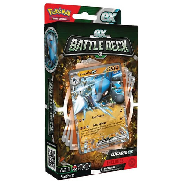 Pokémon Lucario ex Battle Deck - hotový balíček pro začátečníky