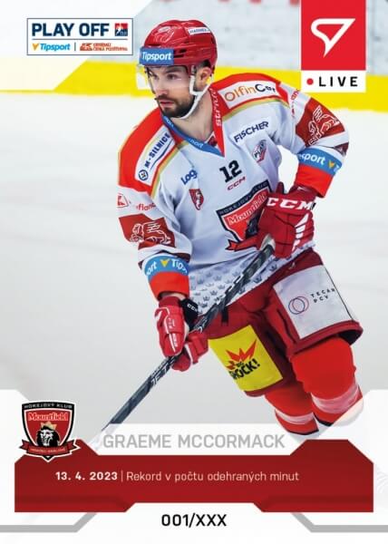 Hokejová karta Tipsport ELH 2022-2023 - L-116 Graeme McCormack