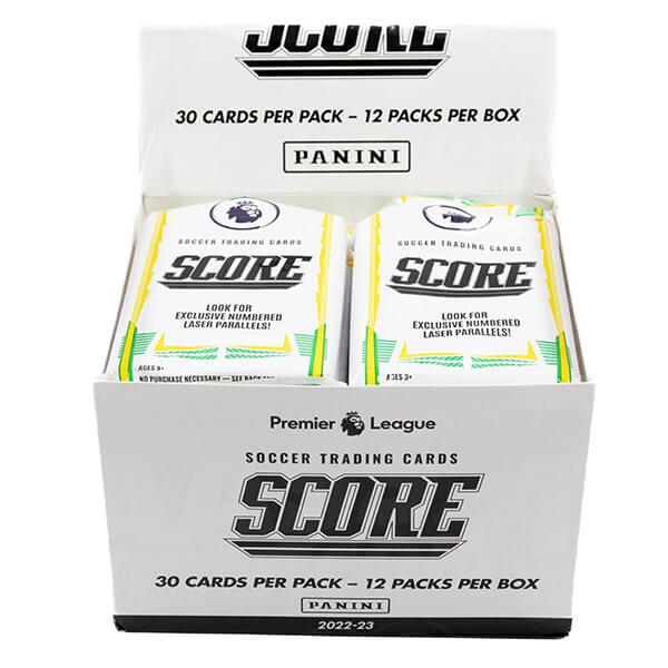 Panini Score Premier League 2022-2023 Soccer Fat Pack Booster Box