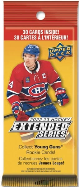2022-2023 NHL Upper Deck Extended Series Fat pack - hokejové karty