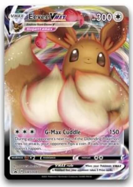Pokémon karta Eevee VMAX z Shining Fates