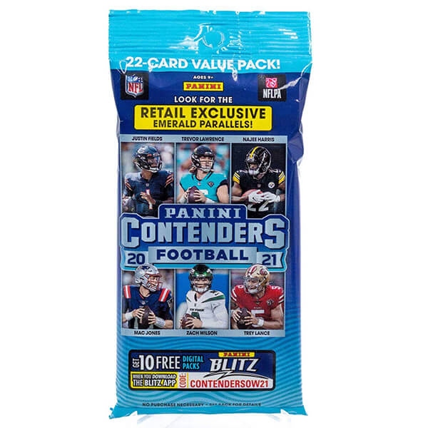 2020-21 NFL karty Panini Contenders Football - Fat Pack