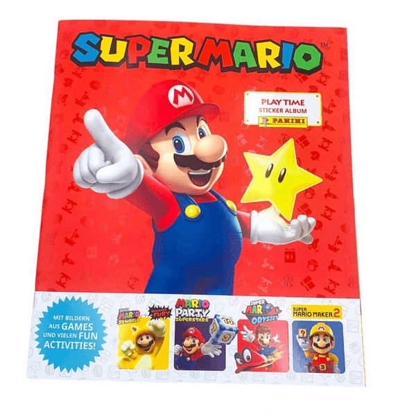 Super Mario album na samolepky - DE