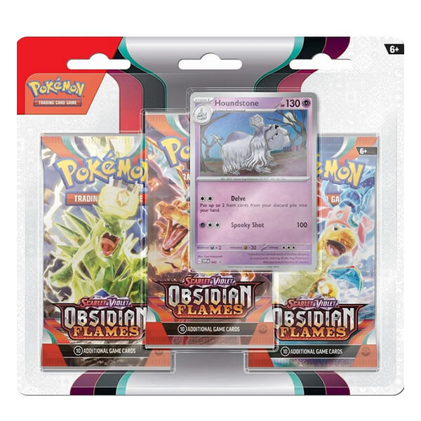 Pokémon Obsidian Flames 3 Pack Blister - Houndstone