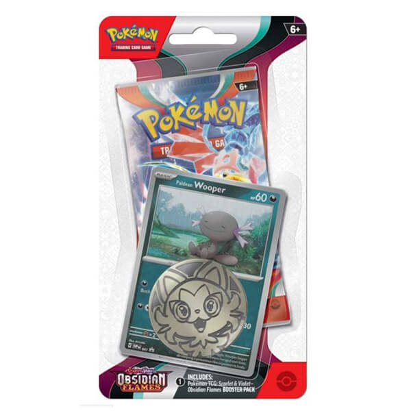 Pokémon Obsidian Flames Check Lane Blister Paldean Wooper