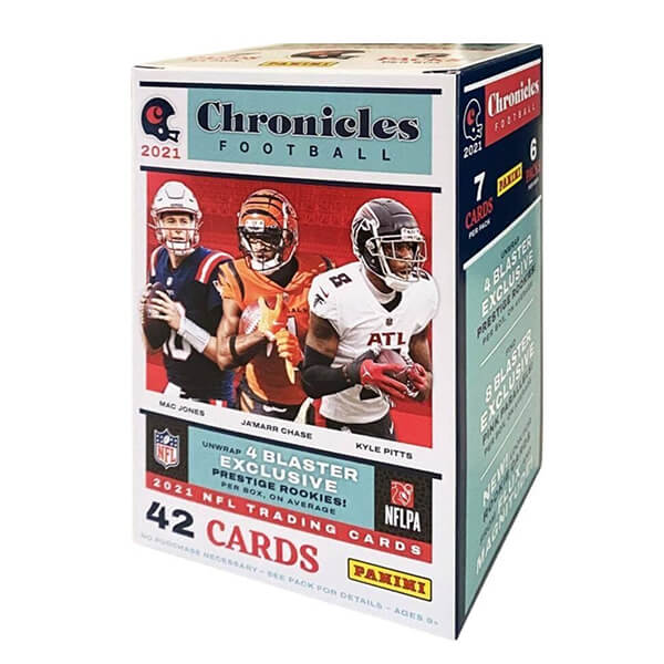 2021 NFL karty Panini Chronicles Football - Blaster Box