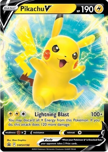 Pokémon karta Pikachu V