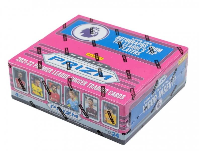2021-2022 Panini Prizm Premier League Retail Box - fotbalové karty